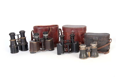 Lot 392 - A PAIR OF ROSS LONDON BINOCULARS No. 67385 -...