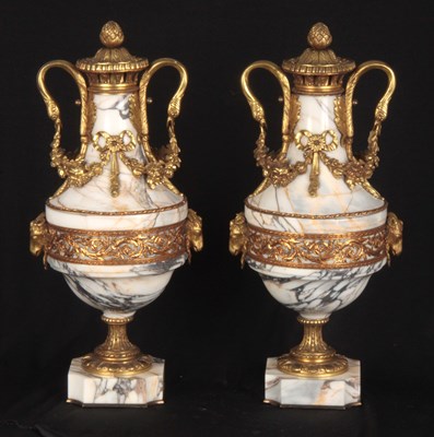 Lot 468 - A GOOD PAIR OF 19TH CENTURY FRENCH ORMOLU...