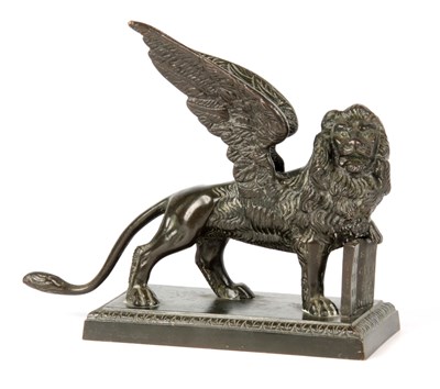 Lot 487 - A LATE 19TH CENTURY VENETIAN PATINATED BRONZE...