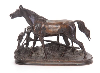 Lot 501 - AFTER PIER JULES MENE A 19TH CENTURY BRONZE...