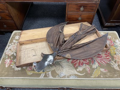 Lot 543 - A 19TH CENTURY CASED BIRD KITE FROM P. DART 13,...