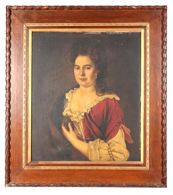 Lot 554 - 19TH CENTURY OIL ON CANVAS Portrait of Miss...