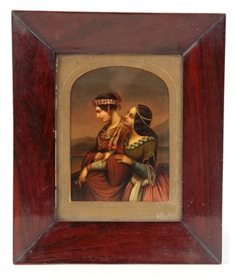 Lot 558 - A FINE 19TH CENTURY ITALIAN GRAND TOUR OIL ON...