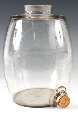 Lot 9 - A LATE 19TH CENTURY CLEAR GLASS WATSON'S...