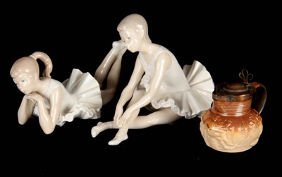 Lot 57 - A PAIR OF NAO SPANISH FIGURES OF DANCING GIRLS...
