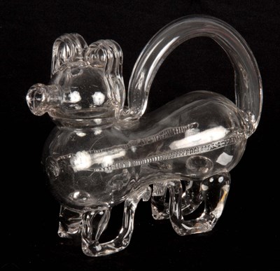 Lot 6 - AN UNUSUAL 19TH/20TH CENTURY CLEAR GLASS...