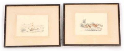 Lot 609 - B. FENNING A PAIR OF 19TH CENTURY PENCIL AND...