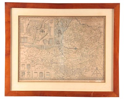 Lot 760 - A JOHN SPEEDE MAP OF THE COUNTY OF...