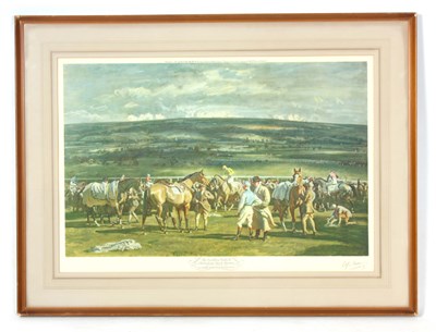 Lot 620 - SIR ALFRED MUNNINGS SIGNED PRINT Cheltenham...