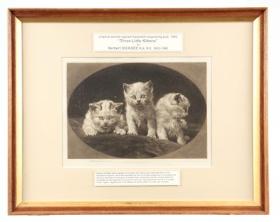 Lot 787 - HERBERT DICKSEE 1862-1942 ORIGINAL PERIOD...