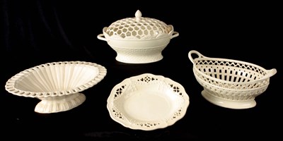 Lot 70 - FOUR PIECES OF 18TH/19TH CENTURY LEEDS...