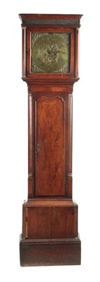 Lot 718 - HOUGHTON, CHORLEY A GEORGE III OAK LONGCASE...