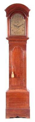 Lot 721 - HARBEN & CO. LEWES A GEORGE III OAK LONGCASE...