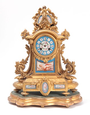 Lot 728 - A LATE 19TH CENTURY FRENCH ORMOLU AND...