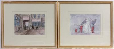 Lot 358 - HUGH MACKENZIE 1909-2005 
 WATERCOLOUR 

A...