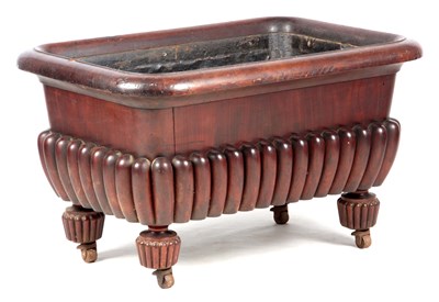 Lot 800 - A REGENCY MAHOGANY WINE COOLER IN THE MANNER...