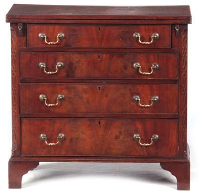 Lot 805 - A 20TH CENTURY GEORGE III STYLE MAHOGANY...