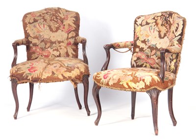 Lot 817 - A PAIR OF LATE 18TH CENTURY HEPPLEWHITE...