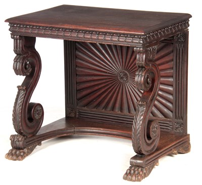 Lot 880 - AN EARLY 19TH CENTURY ROSEWOOD ANGLO-INDIAN...