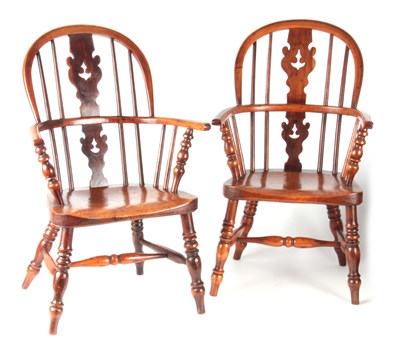 Lot 927 - A RARE PAIR OF MID 19TH CENTURY CHILD'S...