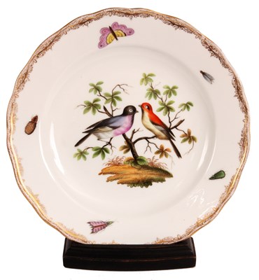 Lot 71 - An 18th Century Meissen CABINET PLATE with...