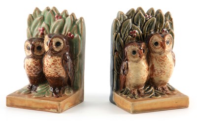 Lot 25 - A PAIR OF EARLY 20TH CENTURY DOULTON LAMBETH...