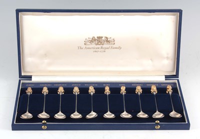 Lot 263 - AN ELIZABETH II CASED SET OF TWELVE ROYAL...