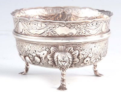 Lot 327 - A VICTORIAN IRISH SILVER FOOTED BOWL with...