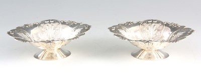 Lot 344 - A PAIR OF LATE 20TH CENTURY SILVER EMBOSSED...