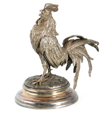 Lot 360 - A LATE 19TH CENTURY SHEFFIELD PLATE INKWELL...