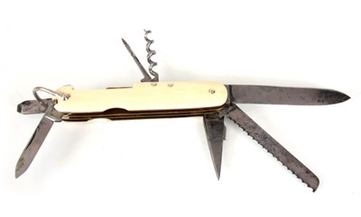 Lot 364 - A LATE 19TH CENTURY MULTI BLADE PENKNIFE the...