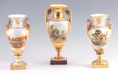 Lot 53 - A MATCHED GARNTURE OF THREE 19TH CENTURY PARIS...