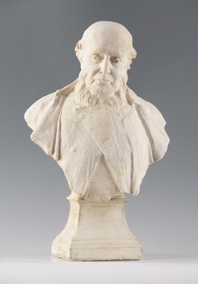 Lot 610 - AN EARLY 20TH CENTURY PLASTER CAST BUST...