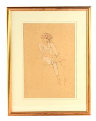 Lot 649 - RAPHAEL KIRCHNER. WATERCOLOUR AND PENCIL. 'The...