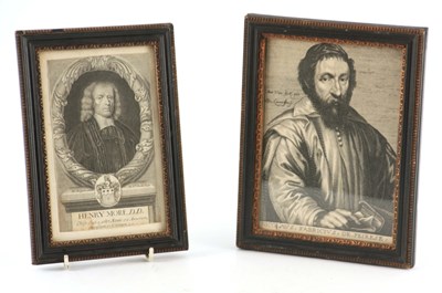 Lot 656 - TWO 18TH CENTURY ENGRAVINGS, one of Henry More...