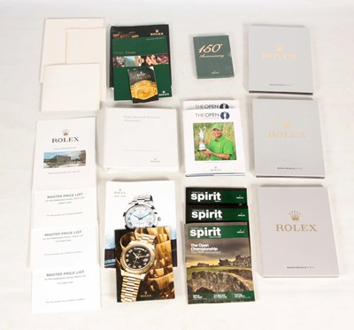 Lot 671 - A COLLECTION OF 22 VARIOUS ROLEX BOOKS AND...