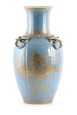 Lot 69 - AN IMPRESSIVE 19TH CENTURY CHINESE BLUE AND...