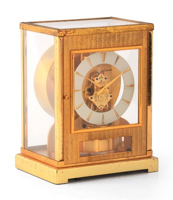 Lot 721 - A LECOULTRE ATMOS CLOCK with a gilt brass...