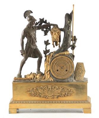 Lot 731 - A 19TH CENTURY FRENCH BRONZE AND ORMOLU...