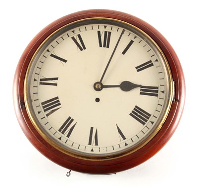 Lot 788 - A19TH CENTURY MAHOGANY FUSEE WALL CLOCK having...