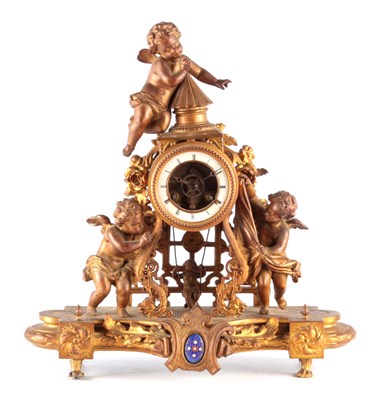 Lot 798 - A LATE 19TH CENTURY FRENCH FIGURAL SWINGING...