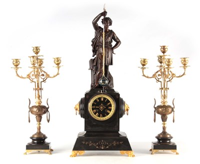 Lot 804 - A LATE 19TH CENTURY FRENCH FIGURAL MYSTERY...