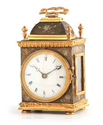 Lot 815 - A 19TH CENTURY FRENCH PENDULE D OFFICIER STYLE...