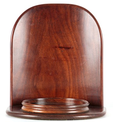 Lot 867 - A RARE GEORGE II MAHOGANY PORTABLE CANDLE...