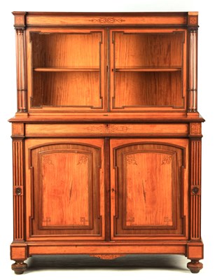 Lot 899 - A LATE 19TH CENTURY AESTHETIC PERIOD SATINWOOD...