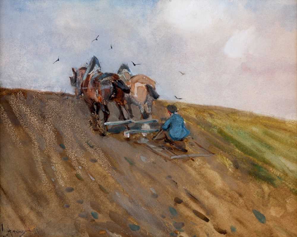 Lot 331 - JOHN ATKINSON 1863-1924 
 WATERCOLOUR
 The...