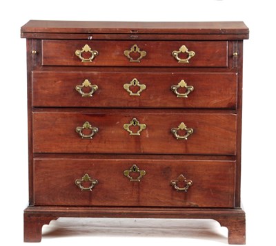 Lot 931 - A GEORGE II MAHOGANY BACHELORS CHEST IN THE...