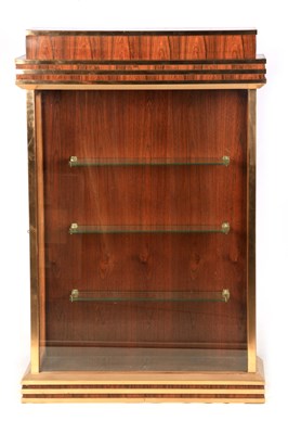 Lot 946 - A STYLISH 20TH CENTURY ROSEWOOD AND BRONZE...