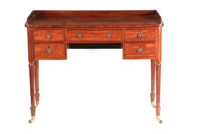 Lot 954 - A 19TH CENTURY MAHOGANY DRESSING TABLE IN THE...