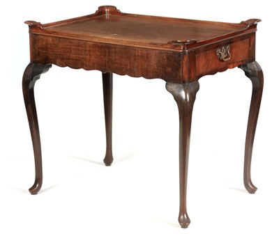 Lot 991 - AN EARLY 18TH CENTURY MAHOGANY SILVER TABLE...